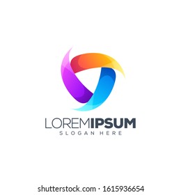 play logo design vector illustration
