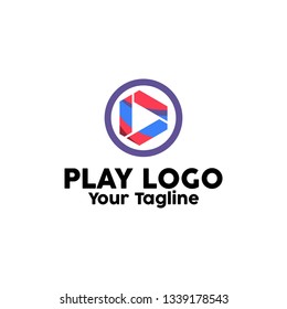 Play Logo, Play Icon Button Design