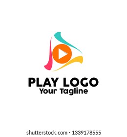 Play Logo, Play Icon Button Design