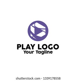 Play Logo, Play Icon Button Design