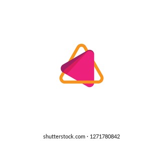Play logo icon illustration