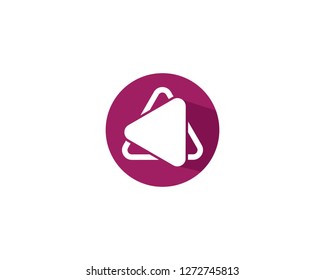 Play logo icon illustration