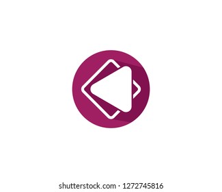 Play logo icon illustration