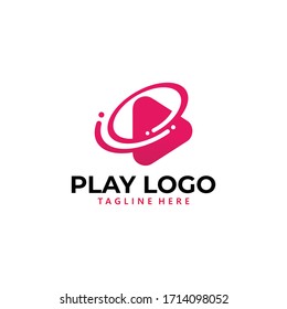 play logo icon vector isolated
