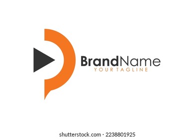 Reproducir el vector de icono de logotipo aislado