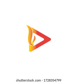 Play Logo Template vector icon illustration design