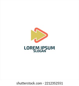 Play Logo vector design, Media Player, logo entertainment.
