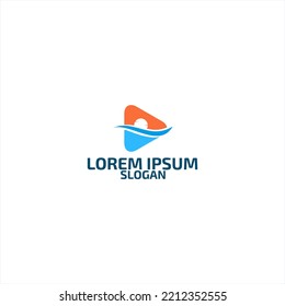 Play Logo vector design, Media Player, logo entertainment.