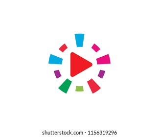 play logo Vector icon template