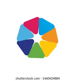 play logo Vector icon template