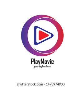 Play Logo Vector icon template
