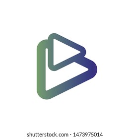 Play Logo Vector icon template
