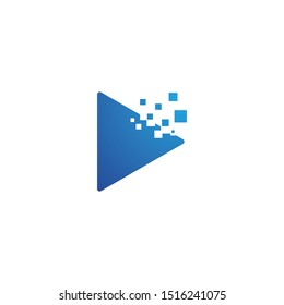 Play logo Vector icon template