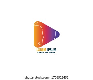 play logo vector illustration template