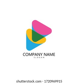 play logo vector template design