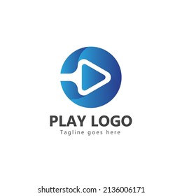 play logo vector template design