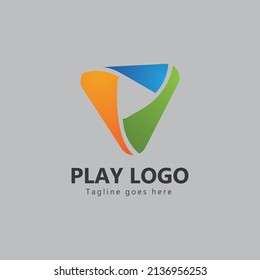 play logo vector template design