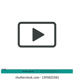 	
Play Media Button Symbol Logo Icon Vector