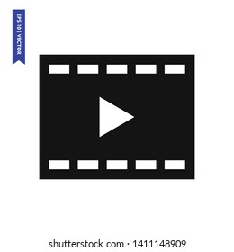 Play Media Button Symbol Logo Icon Vector, eps 10