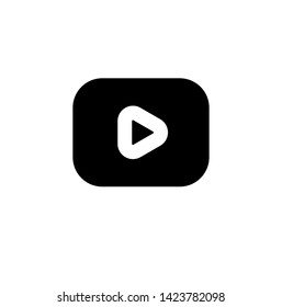 Play Media Button Symbol Logo Icon Vector