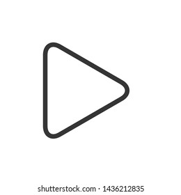 Play Media Button Symbol Logo Icon Vector