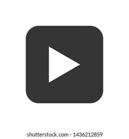 Play Media Button Symbol Logo Icon Vector