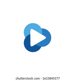 play media circle logo design