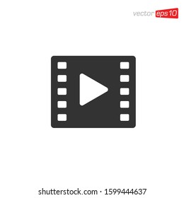 Play Media Icon Design Vector