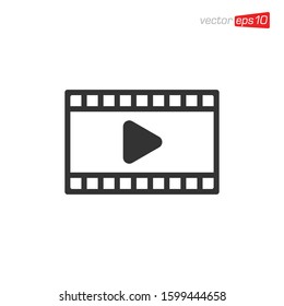 Play Media Icon Design Vector