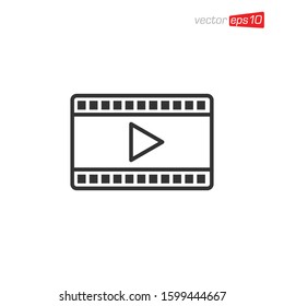Play Media Icon Design Vector