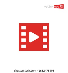 Play Media Icon Design Vector