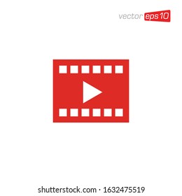 Play Media Icon Design Vector
