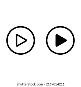 Play media player vector icon