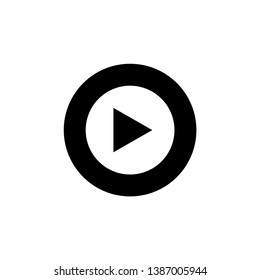 play media start vector icon