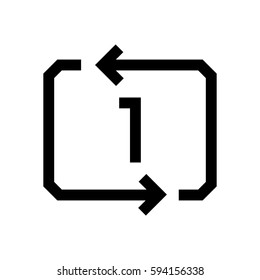 Play mini line, icon, background and graphic. The icon is black and white, linear  flat, vector, pixel perfect, minimal, suitable for web and print. 