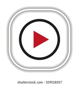 play. Modern design flat style icon