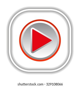 play.  Modern design flat style icon
