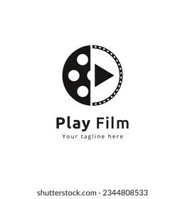 Play Movie Cinema Entertainment Media Technology Logo Vector Icon