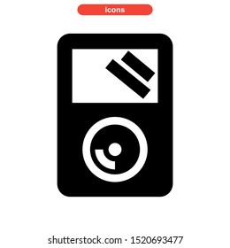 play music icon isolated sign symbol vector illustration - high quality black style vector icons
