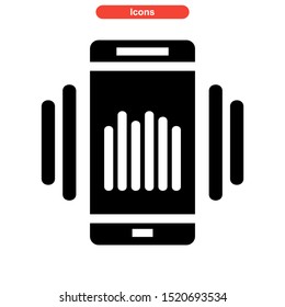 play music icon isolated sign symbol vector illustration - high quality black style vector icons
