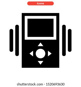 play music icon isolated sign symbol vector illustration - high quality black style vector icons
