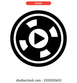 play music icon isolated sign symbol vector illustration - high quality black style vector icons
