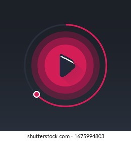 icono y logotipo de música de reproducción