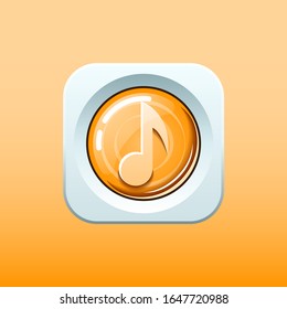 Play Music Icon Logo Vector