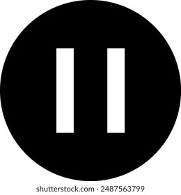 reproducir música icono Ilustración vectorial diseño simple