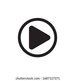 play, music icon vector ilustration