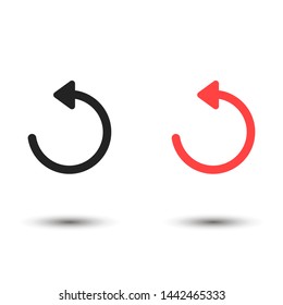 play music vector icon , Lorem ipsum flat design