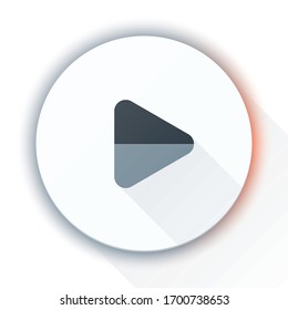 Play Music Video arrow button sign illustration