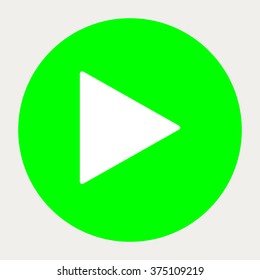 Play navigation button.Vector illustration.