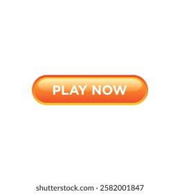 play now button website vector template